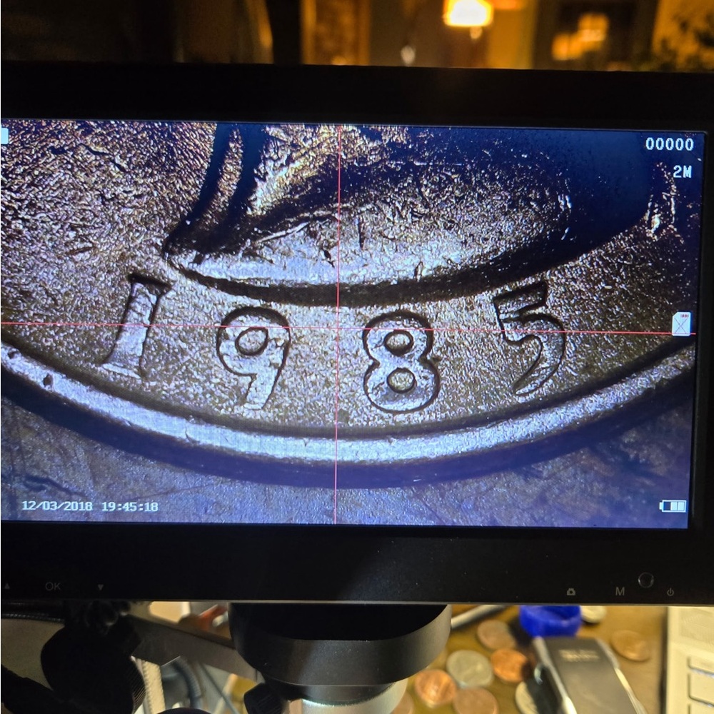 RARE DOUBLE DIE OBVERSE 1985 D MINT MARK.. AN INCREDIBLE FIND FOR ANY COLLECTOR!